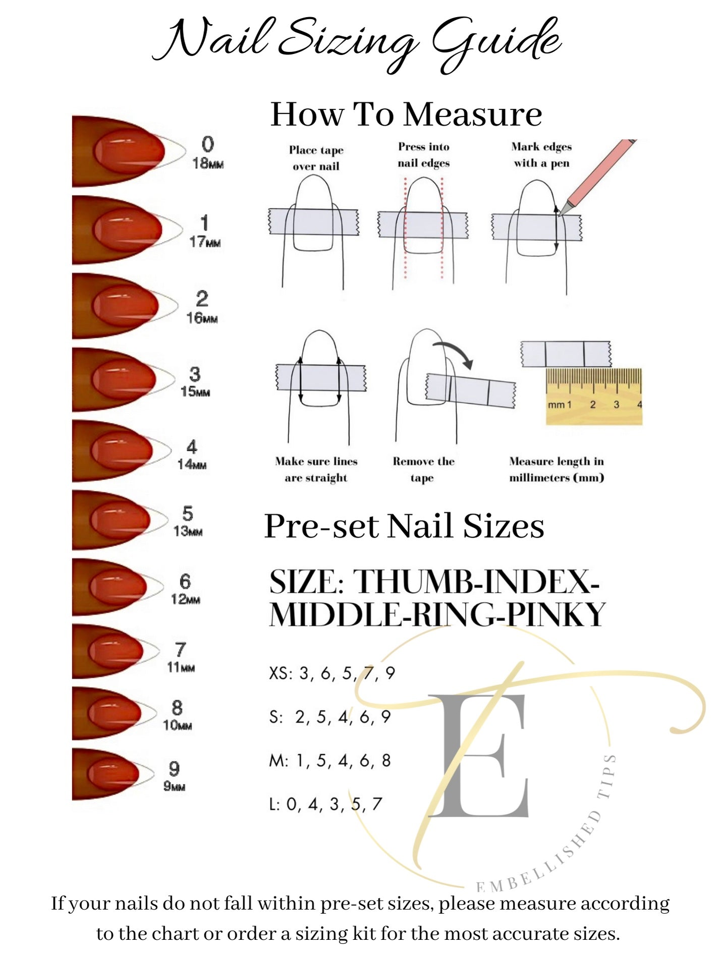 Tan Lines - Embellished Tips