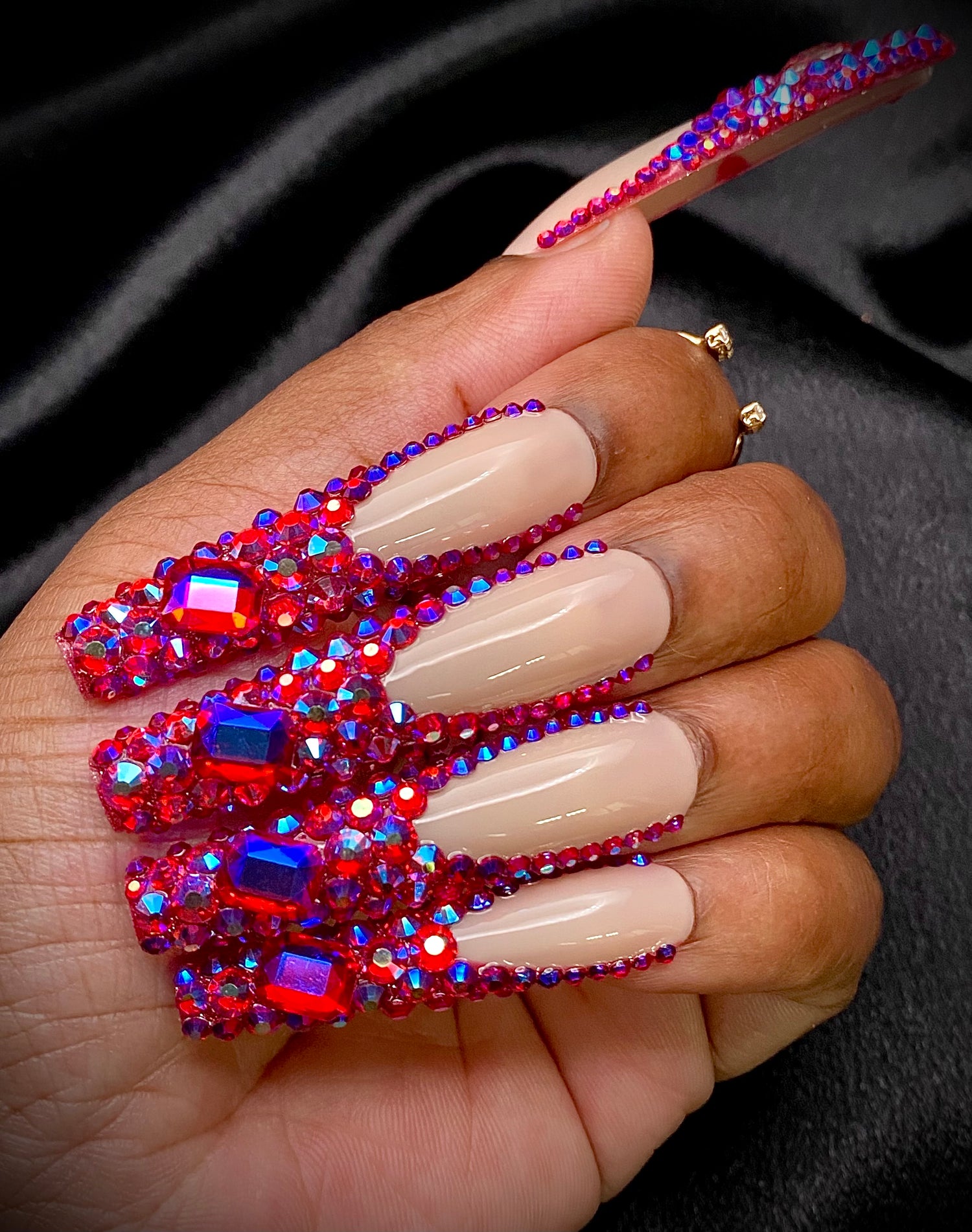 Here For It - Embellished Tips