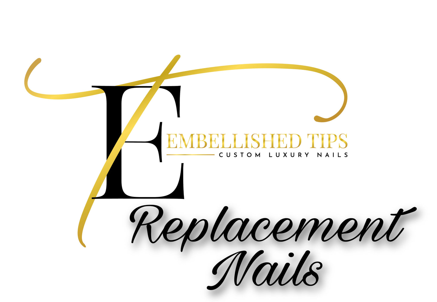 Replacement Nails - Embellished Tips