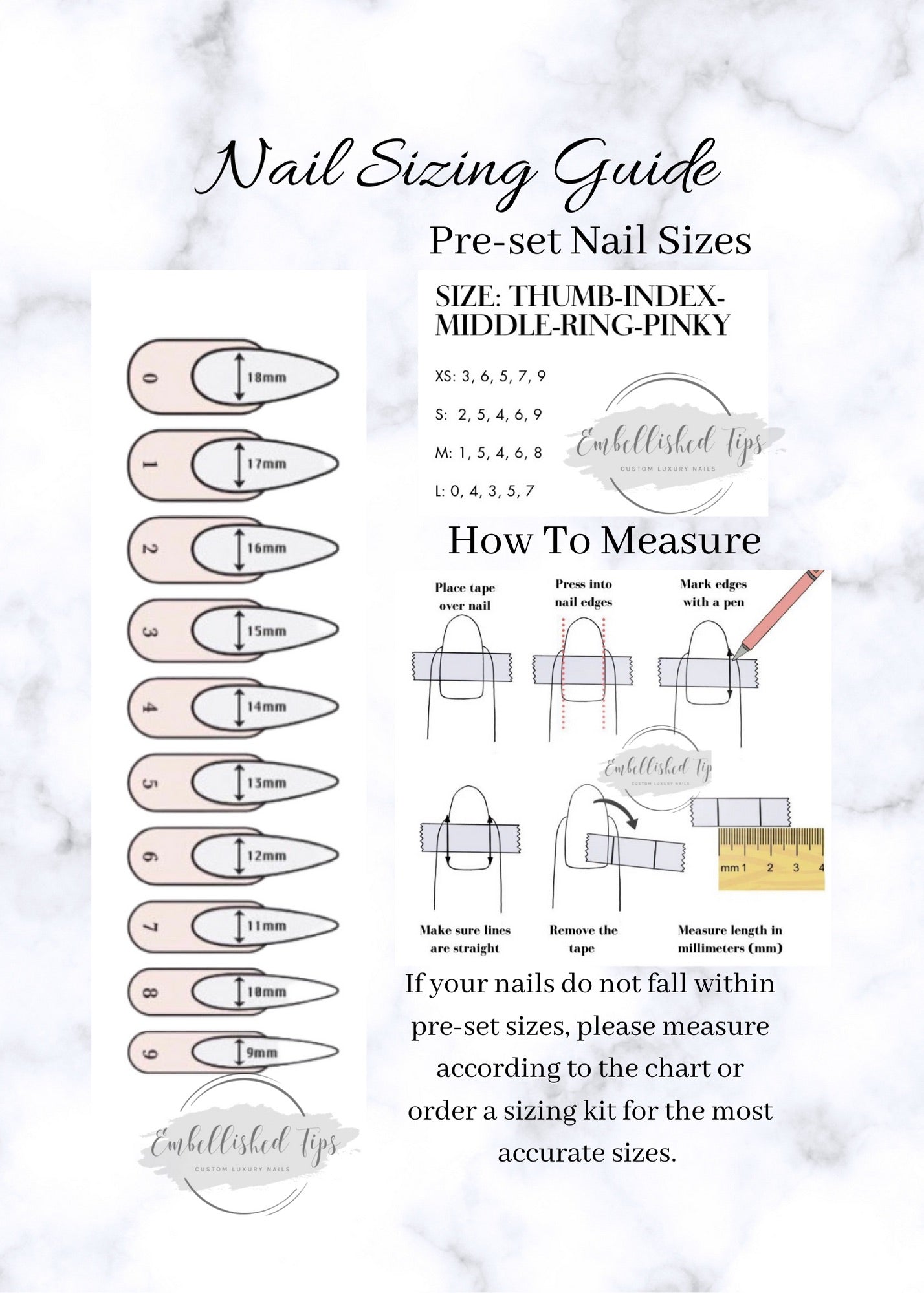 Champagne Dreams - Embellished Tips