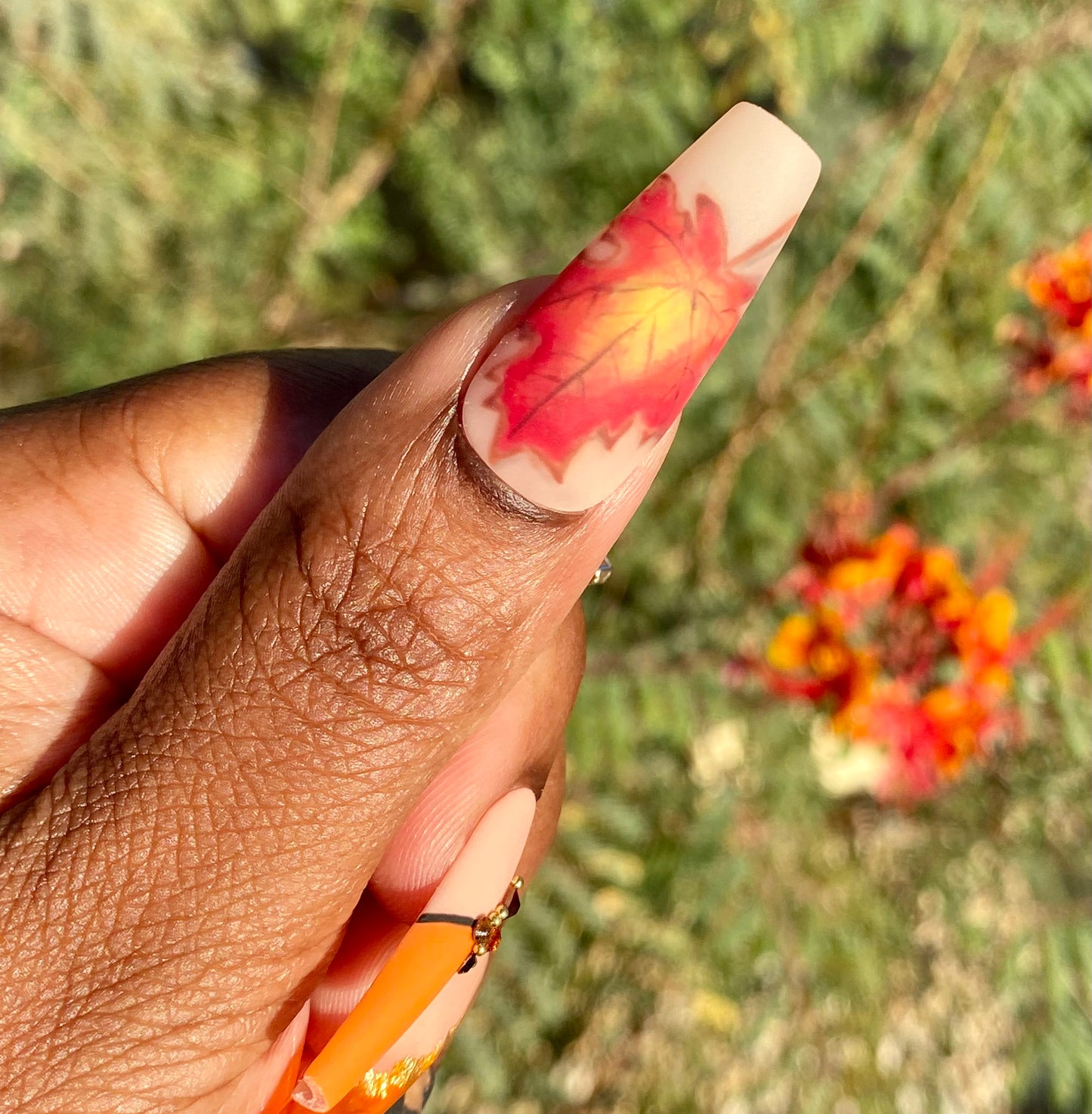 Autumn Vibes - Embellished Tips